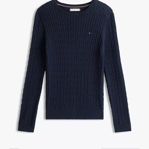 TWO 2️⃣ Women’s luxe purple & Navy  | Tommy Hilfiger Sweater | Large